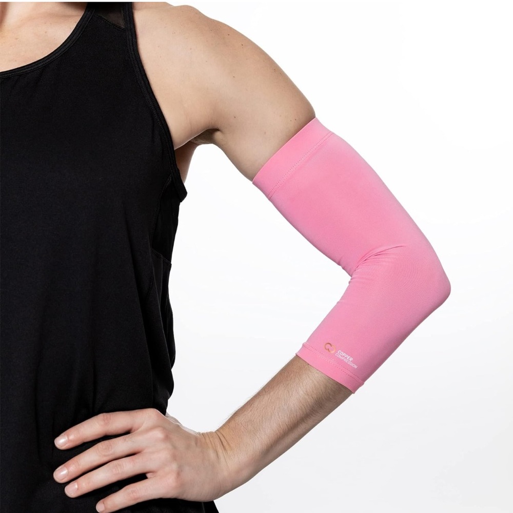Copper Compression Copper + Zinc Elbow Sleeve.